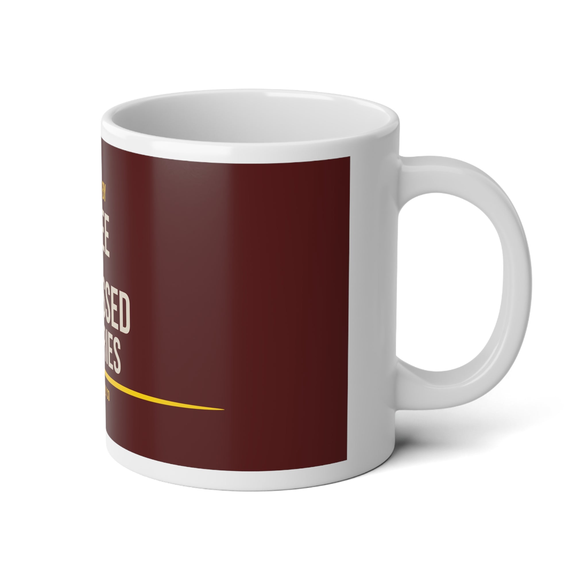 Powered by Coffee & Repressed Memories — 20oz Gen X Mug