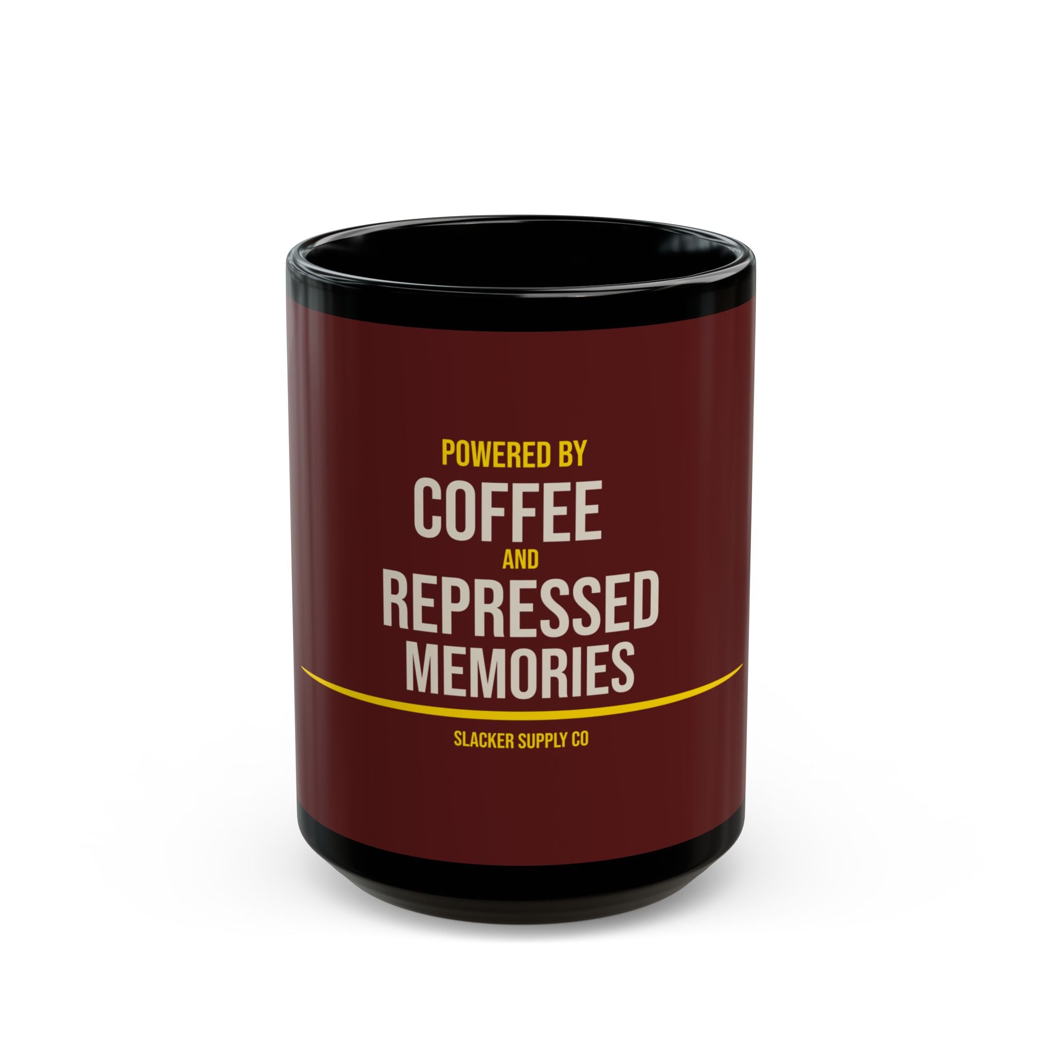 Powered by Coffee & Repressed Memories — Gen X Mug
