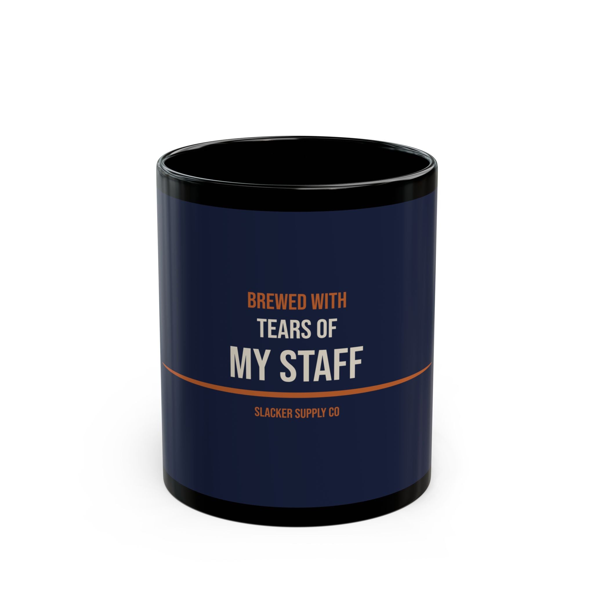 Brewed with Tears of My Staff — Gen X Mug