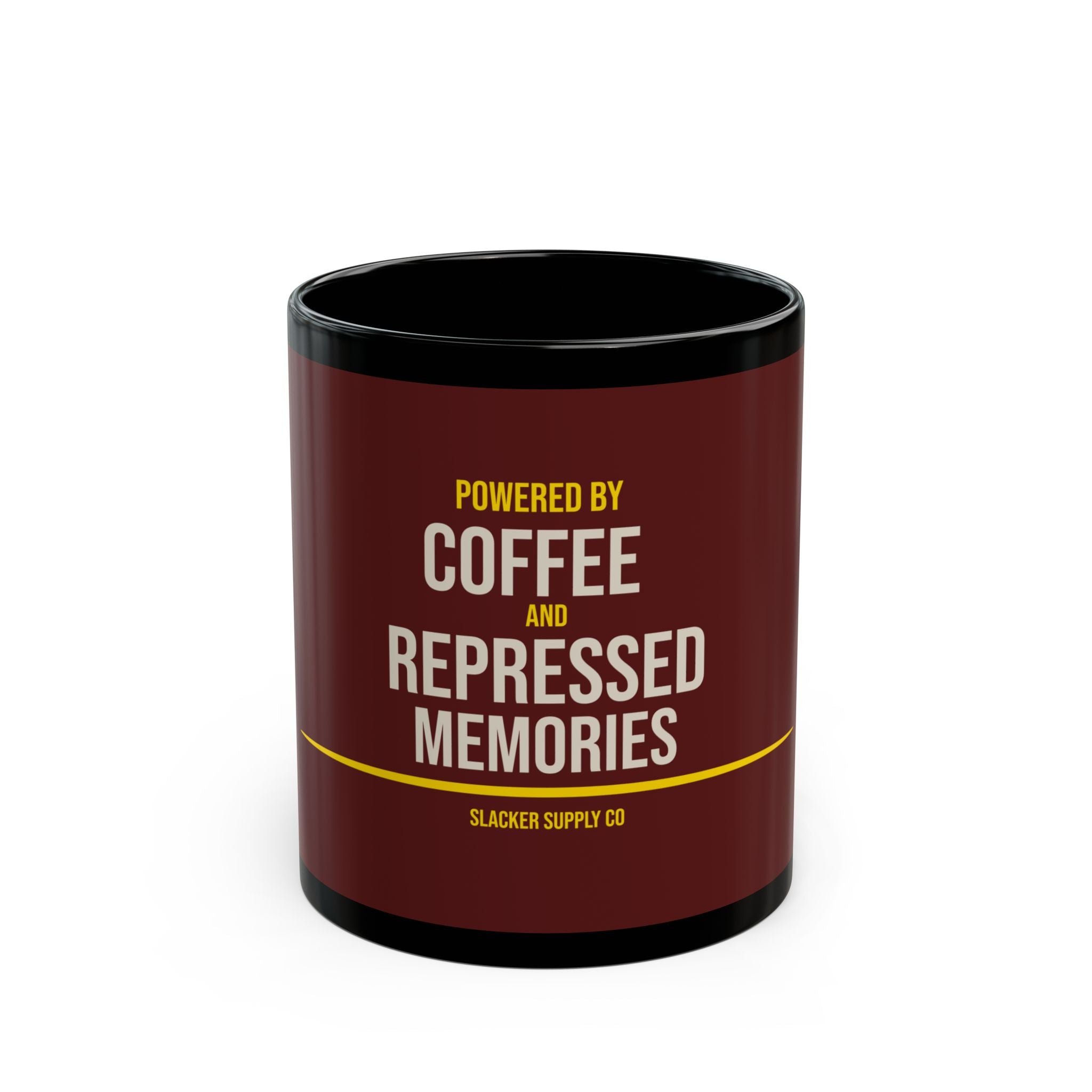 Powered by Coffee & Repressed Memories — Gen X Mug