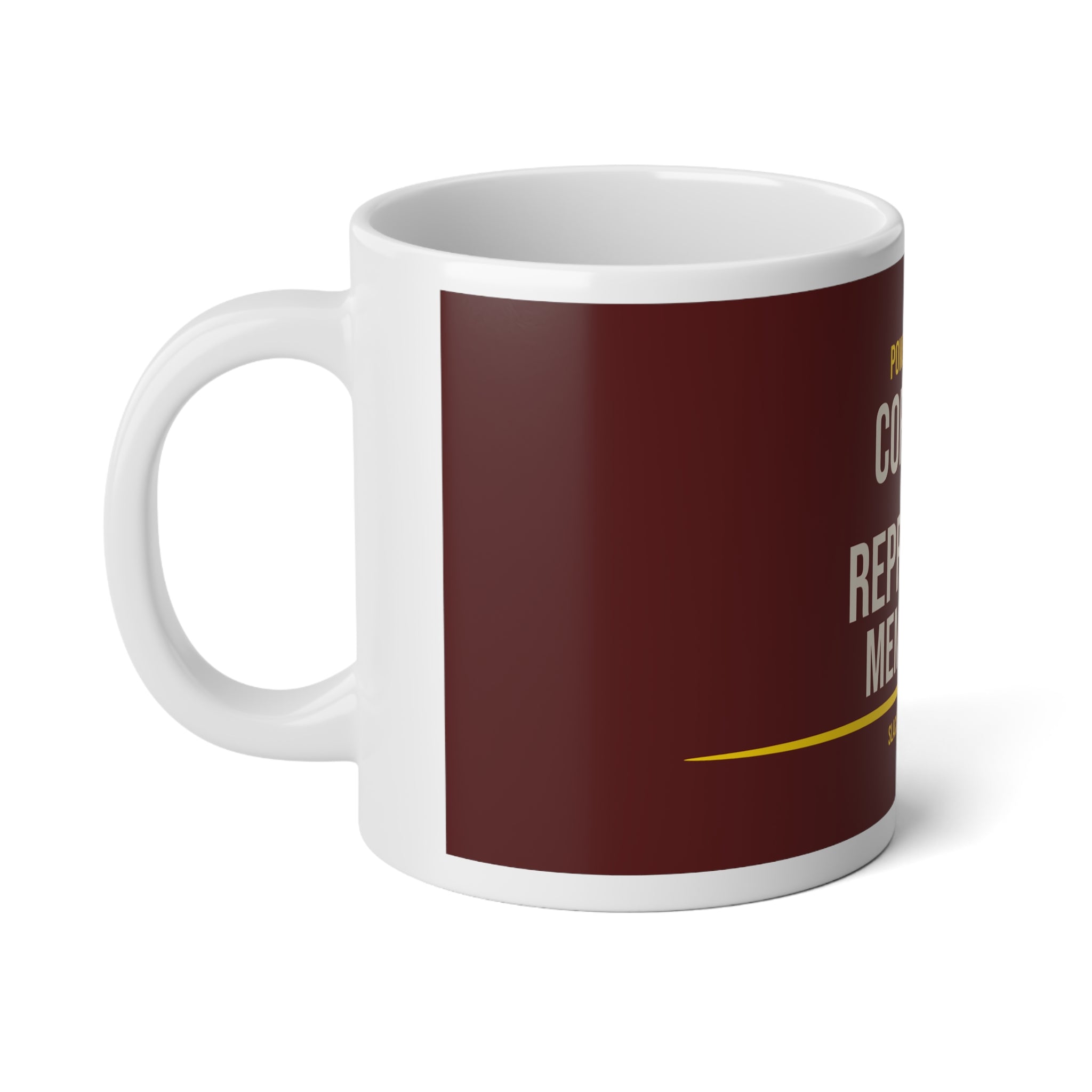 Powered by Coffee & Repressed Memories — 20oz Gen X Mug
