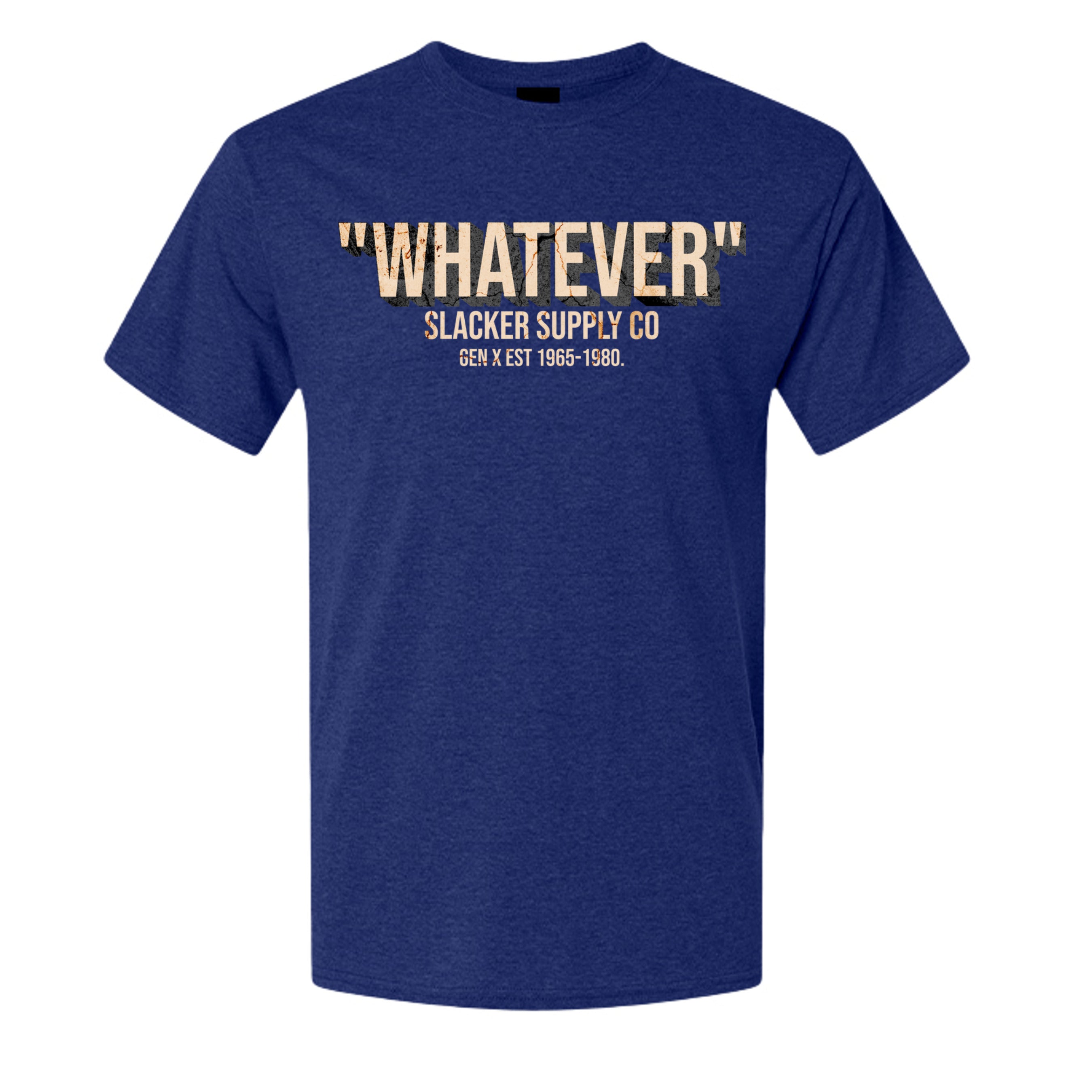 Solid Navy Triblend - 42TB - FRONT